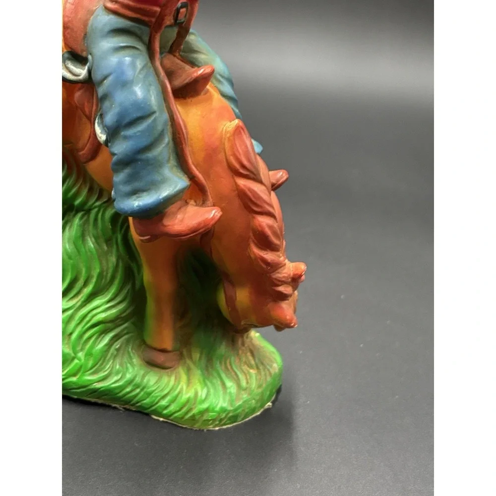 Vintage Howdy Doody Bucking Bronco Clock 1988 Untested